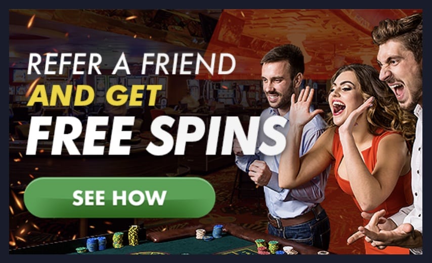 Refer a friend free spins